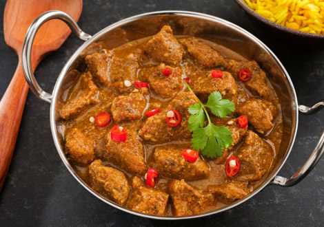 Nawabi Voj Indian Restaurant Stonehaven Gosht Balti